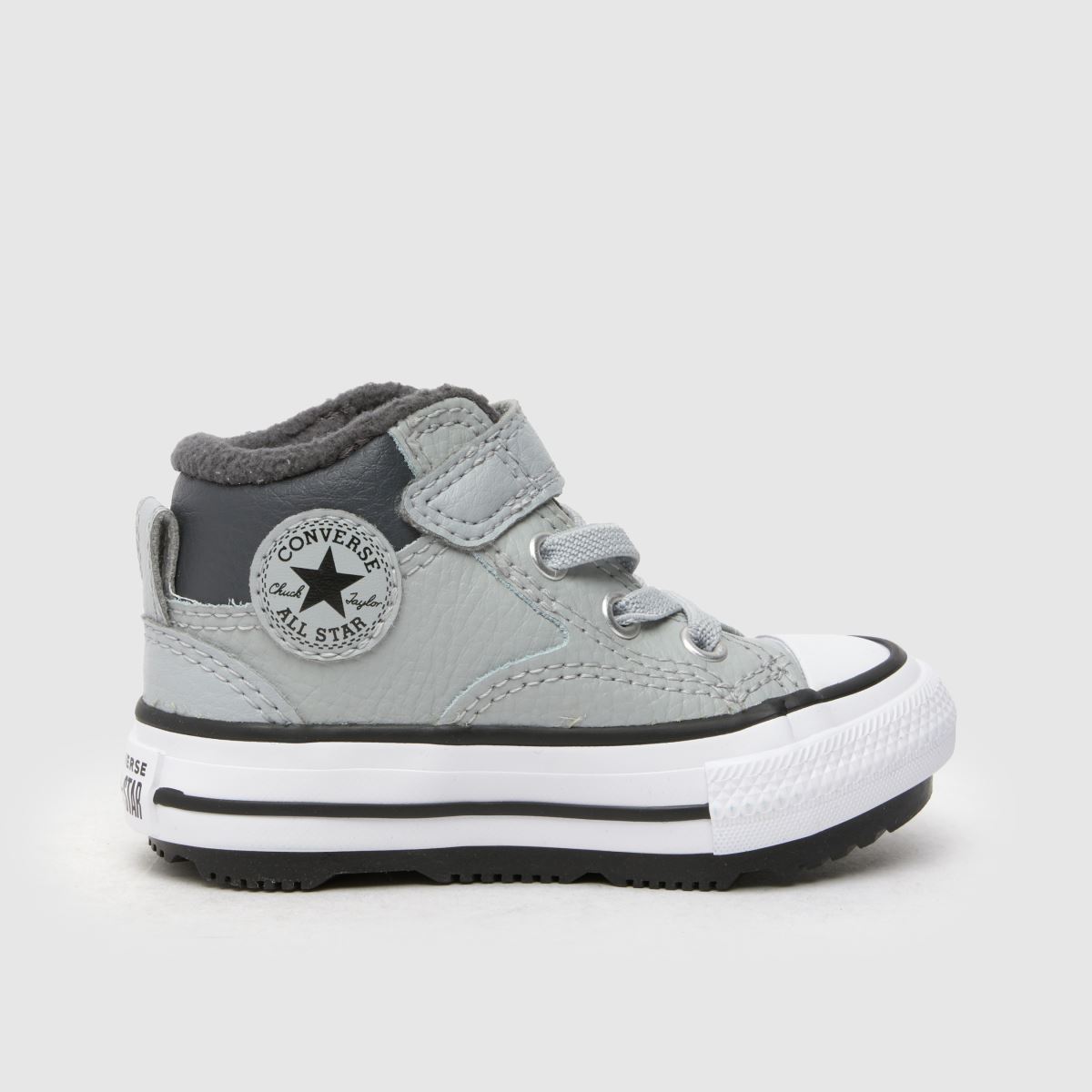 Converse ljusgrå All Star Malden Street V småbarnsskor