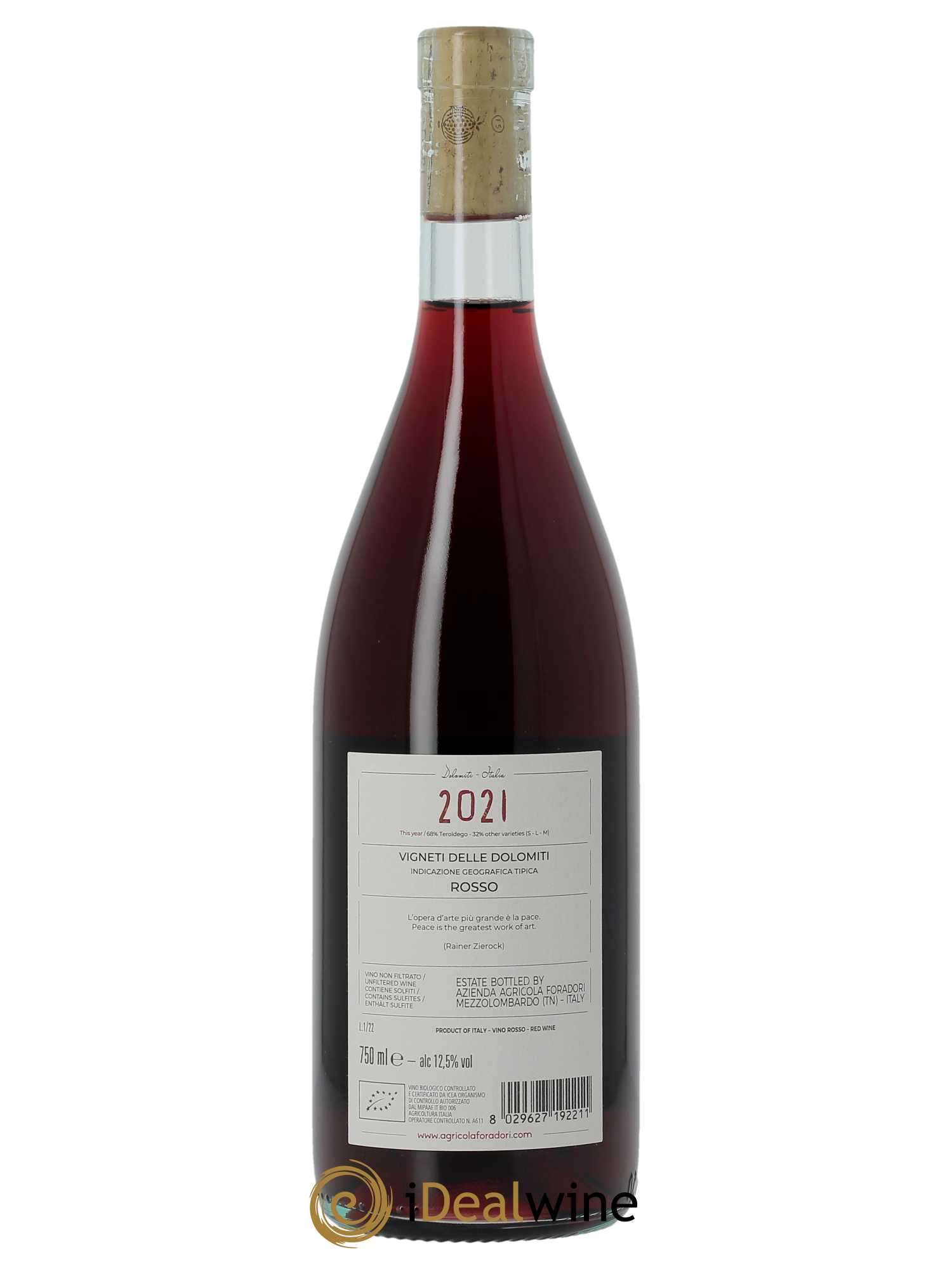 Vigneti delle Dolomiti IGT Lezèr Elisabetta Foradori  2021 - Lot de 1 Bouteille