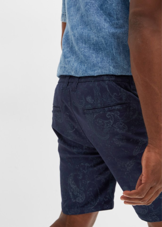 Long-Shorts mit Paisley-Druck, Loose Fit