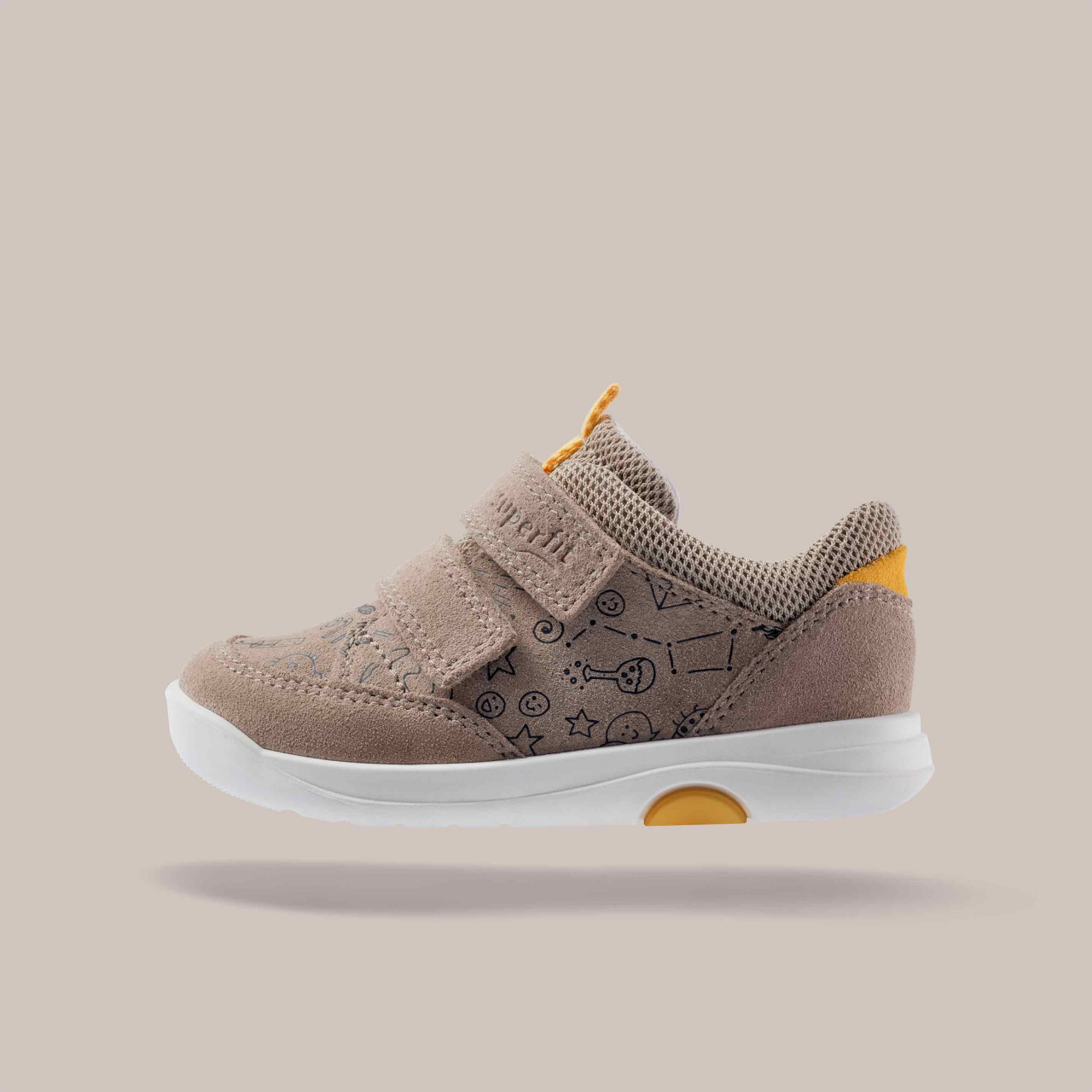 LILLO - Beige/GelbSneaker low mit Klettverschluss