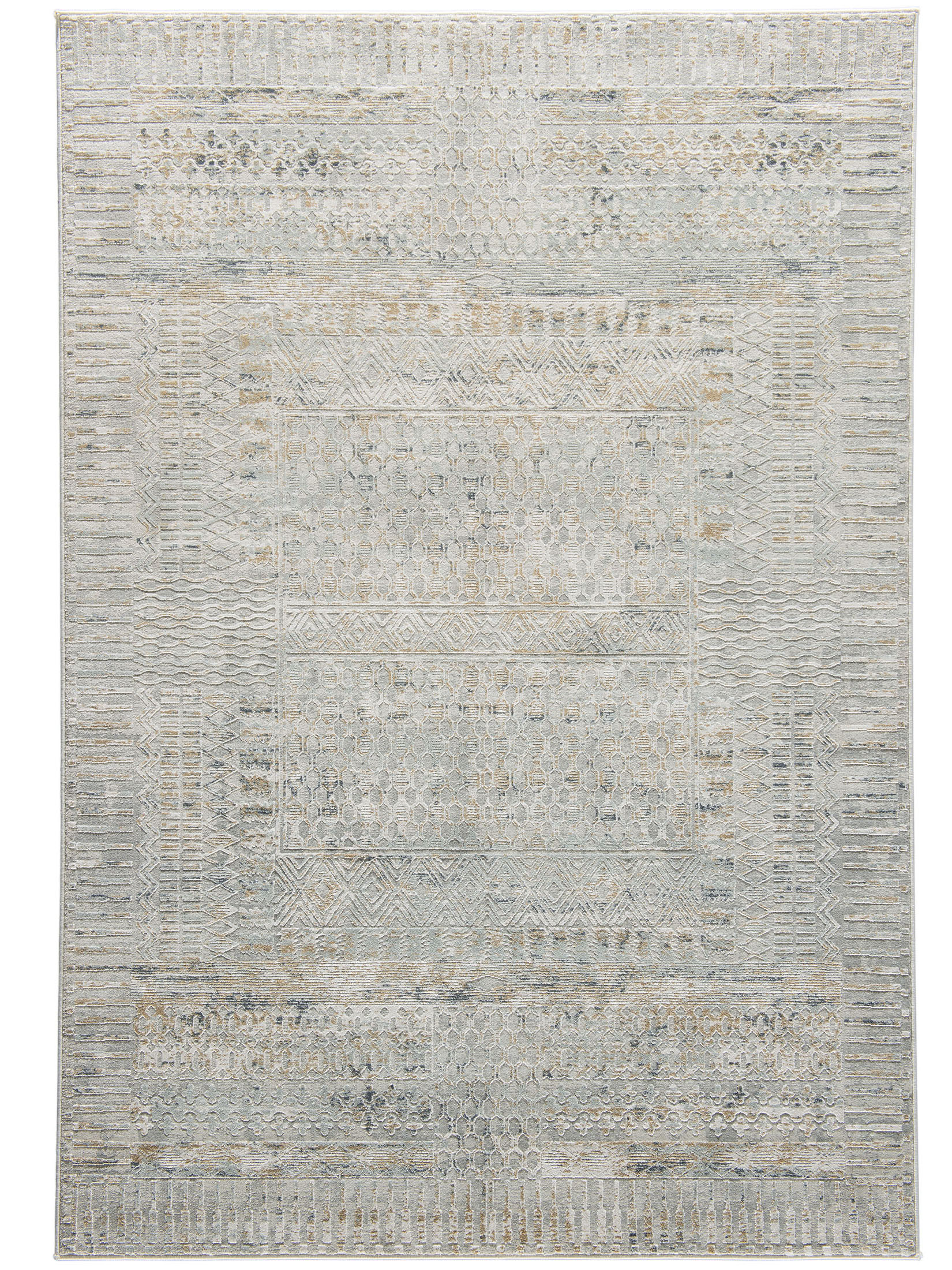 Cullen Vintage-Teppich, Antiksilber