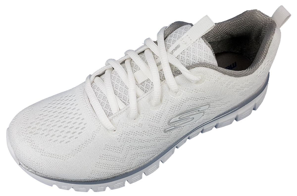 Skechers Graceful Get Connected 12615 Weiß WSL White/Silver