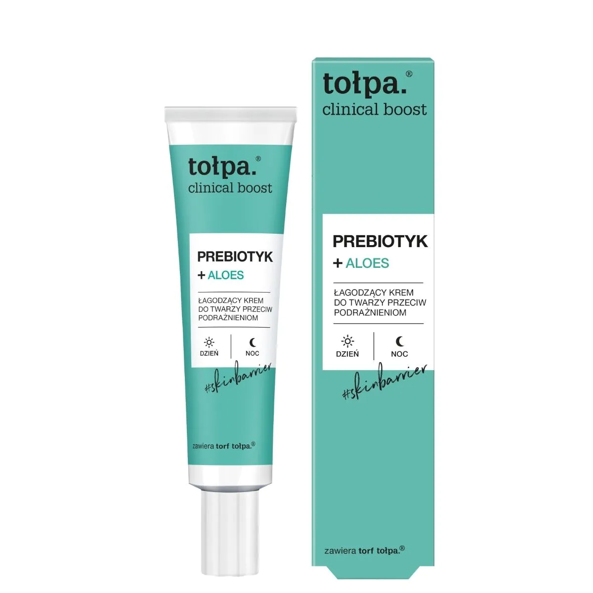 Tołpa Clinical Boost Prebiotici + Aloe umirujuća krema za lice protiv iritacija