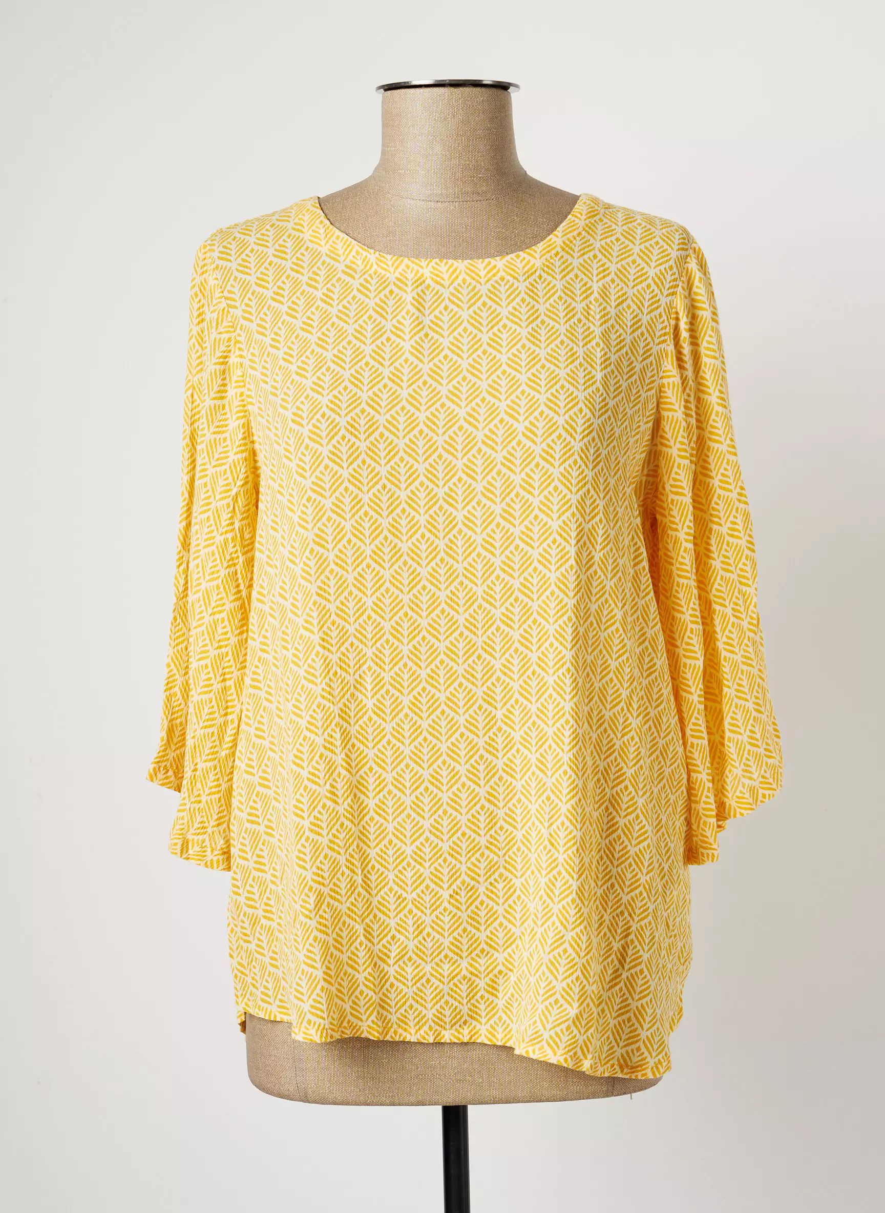 Kaffe Tshirts Femme couleur jaune