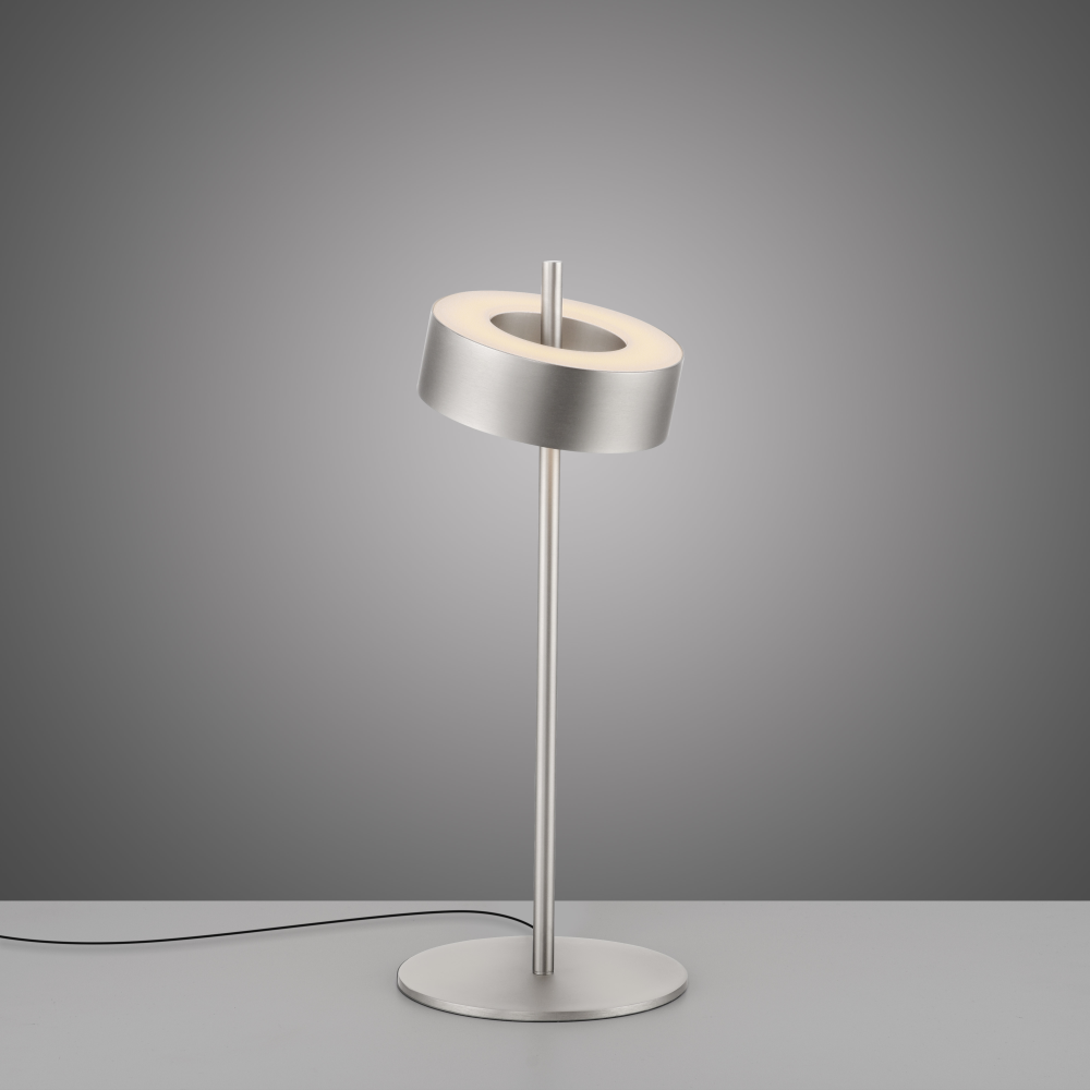 Tischleuchte Q-Rotate aluminium