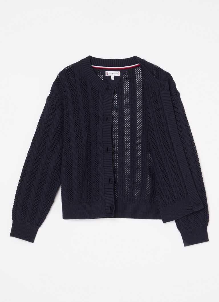 Vestă tricotată cu logo Tommy Hilfiger
