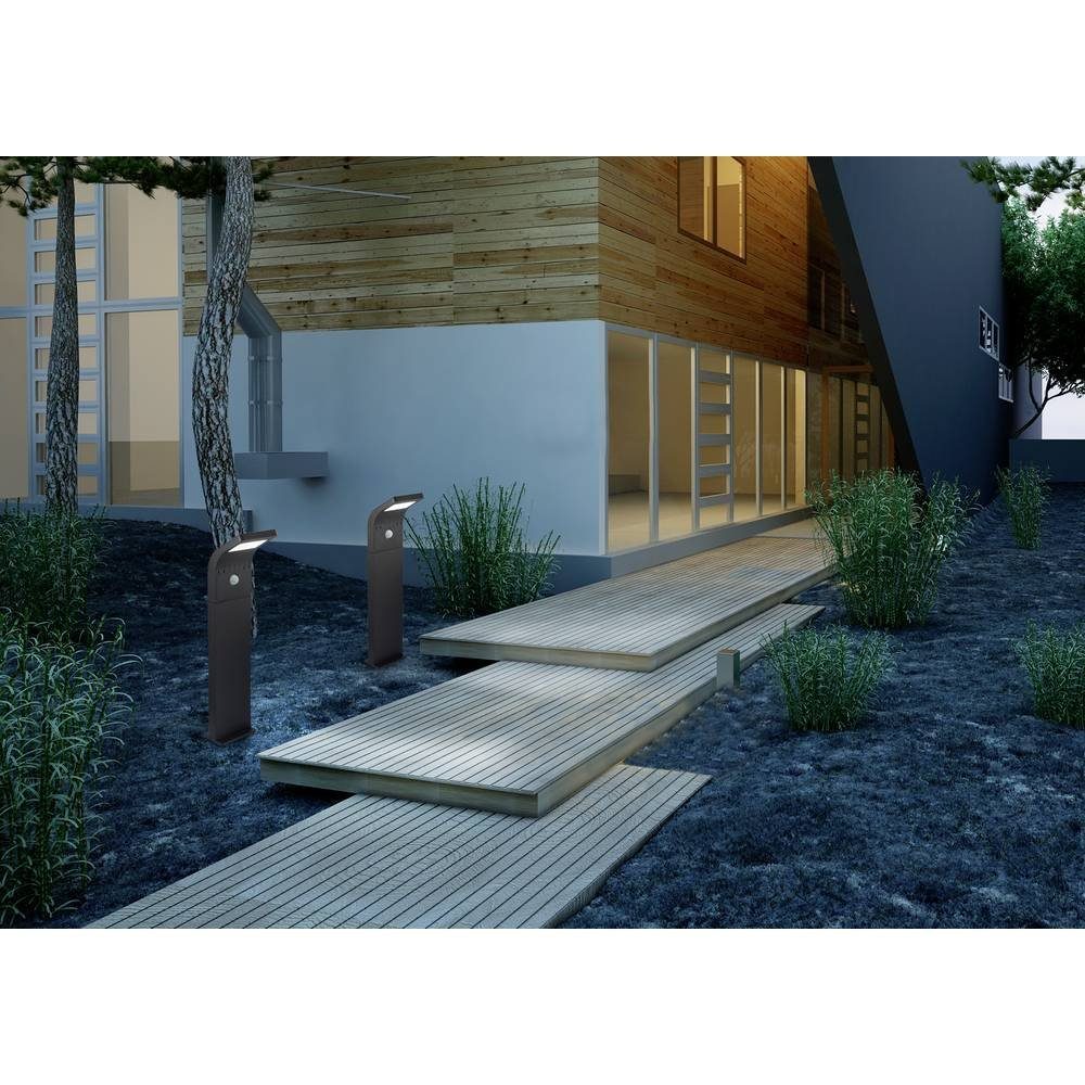 Sygonix LED Solarleuchte Solar-Gartenleuchte mit PIR-Bewegungsmelder