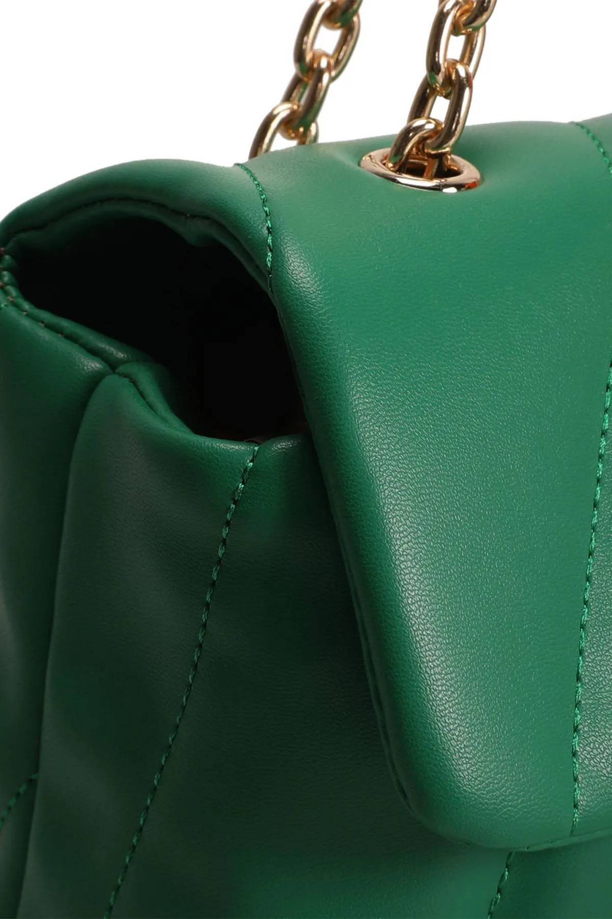 Lucky Bees  Gemusterte Damen Hand- und Schultertasche mit Kettenriemen