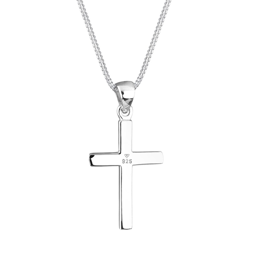 Elli Elli by Julie & Grace Collier Croix Religion Base Collier Femme (925/1000) Argent collier