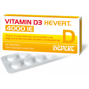 VITAMIN D3 HEVERT 4.000 I.E. Tabletten