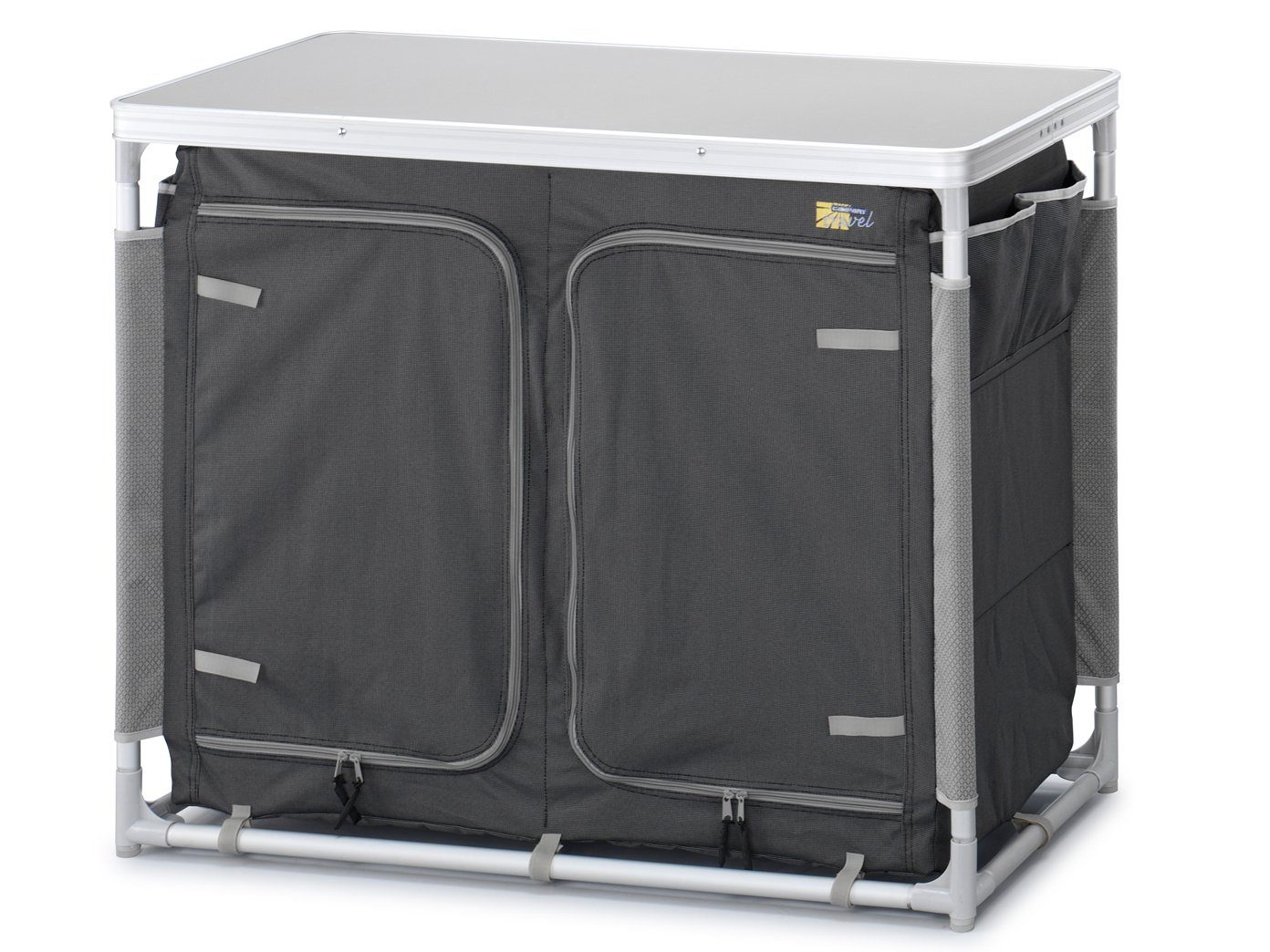 Campart Stoffschrank Camping Küchenbox für Aussen-Küche großer Outdoor-Schrank faltbar