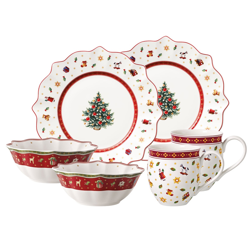 Villeroy & Boch Breakfast for 2 blanc, set 6pces Toy's Delight service de vaisselle