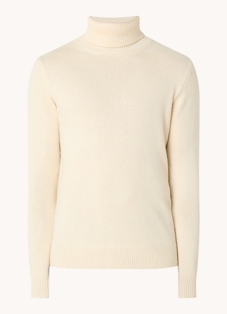 Sandro Fine-knit turtleneck in cashmere blend