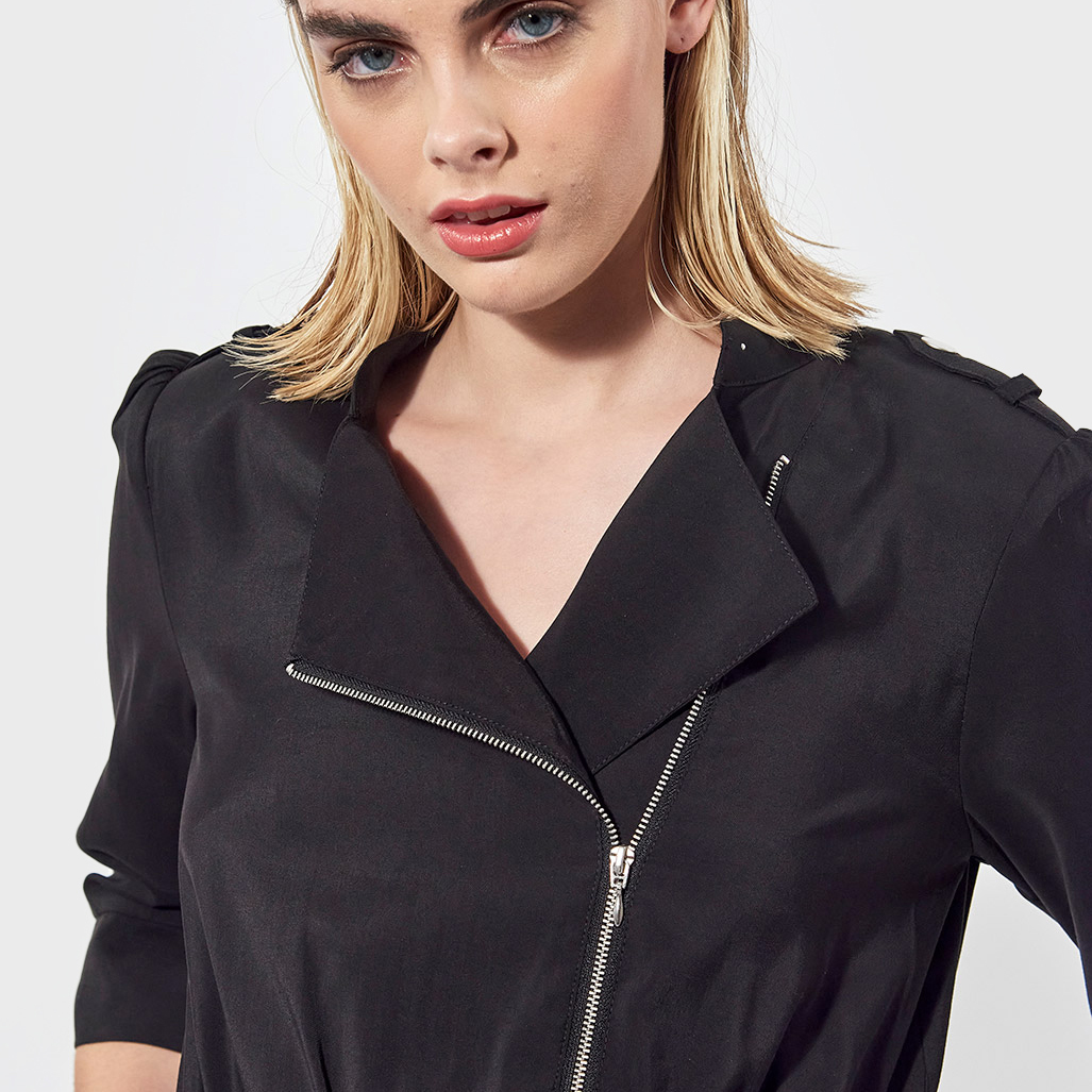 TOUTI  Robe régular noir Femme