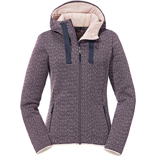 DAMEN UNTERJACKE FLEECE HOODY AURORA L