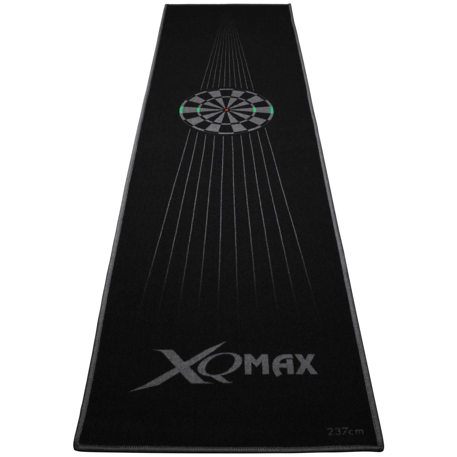 XQMAX Dartmatte XQMAX Dartmatte Turnier-Dartteppich Dartboard 237x80cm Farbwahl Darts, Dartteppich Rutschfest Turnierabstand Turniermatte Steeldart Teppich