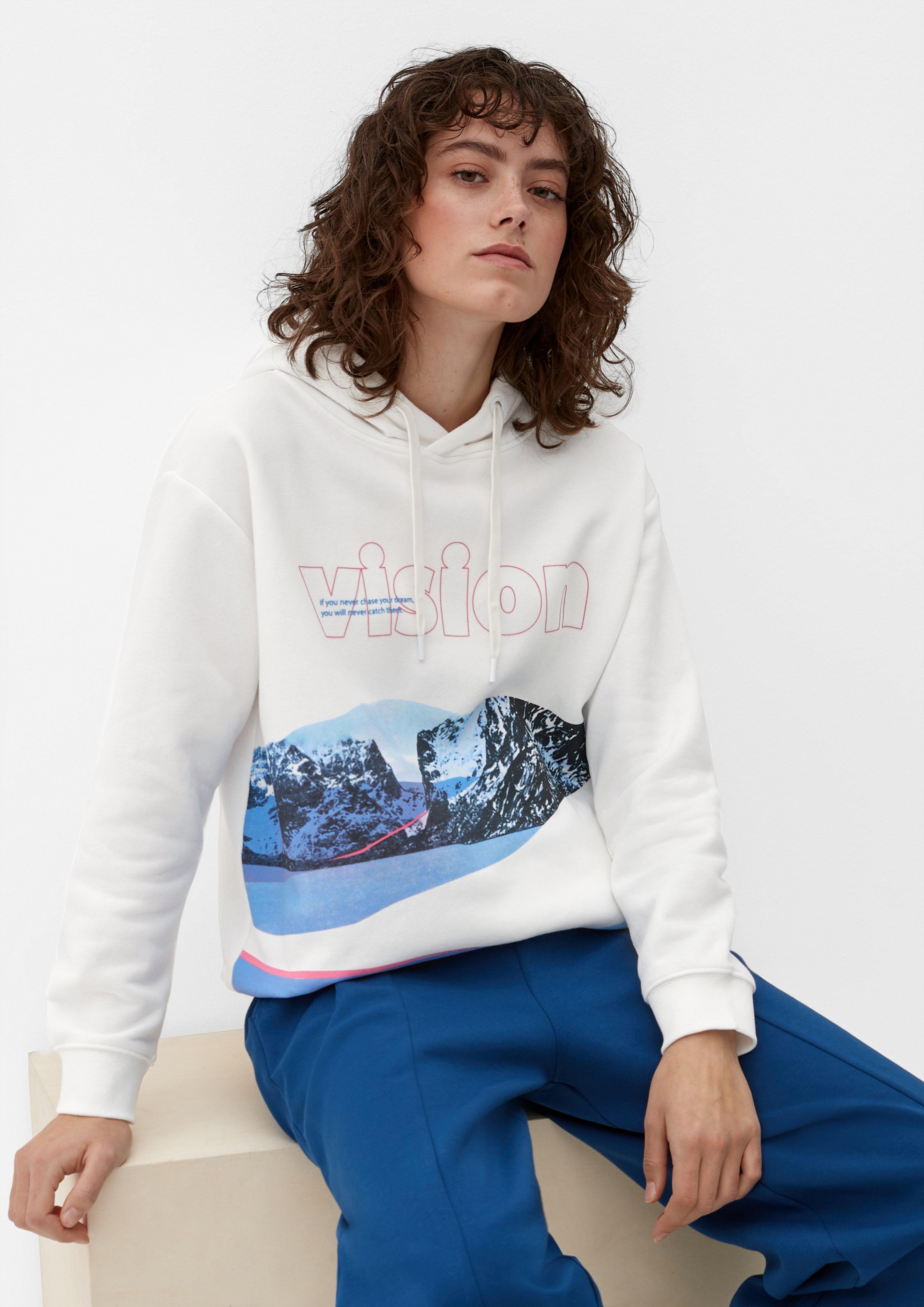 Kapuzenpullover mit Frontprint  2126241-02D0