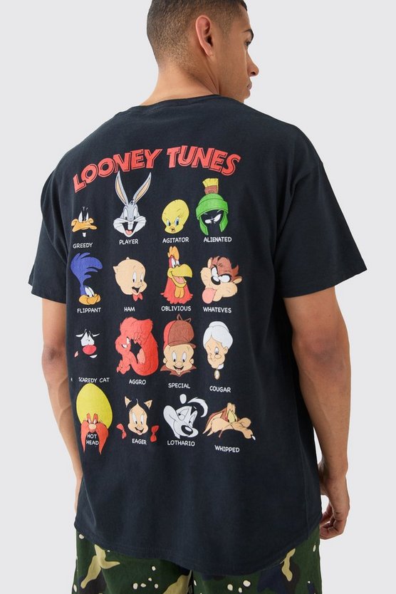 Oversize T-Shirt mit lizenziertem Looney Tunes Character Print