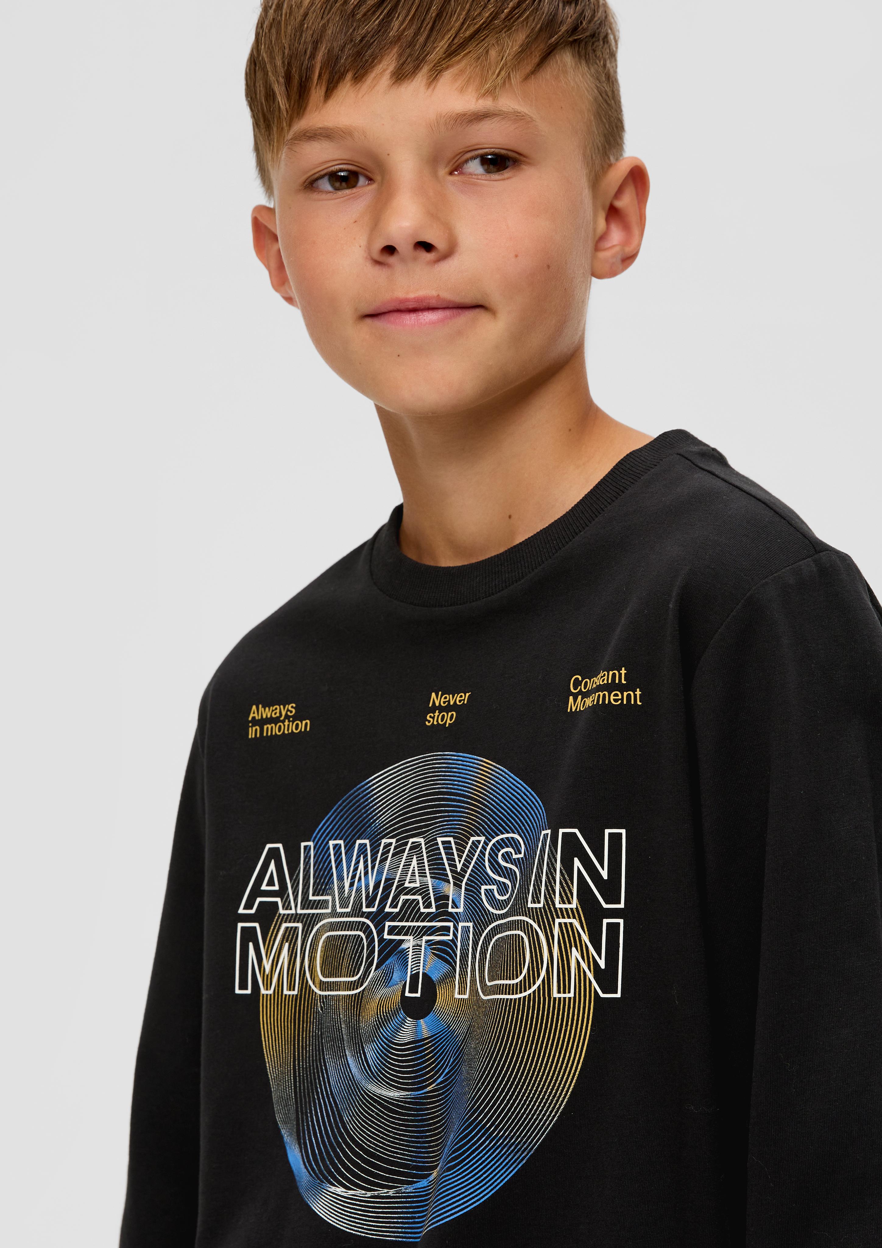 Longsleeve mit Frontprint  2134041-9999