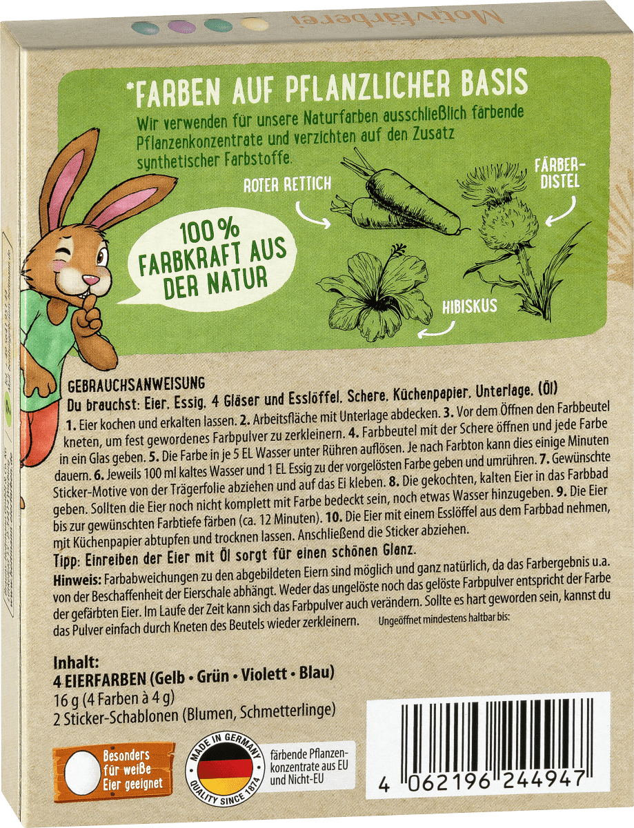 Eierfarben, Motivfärberei, 1 St