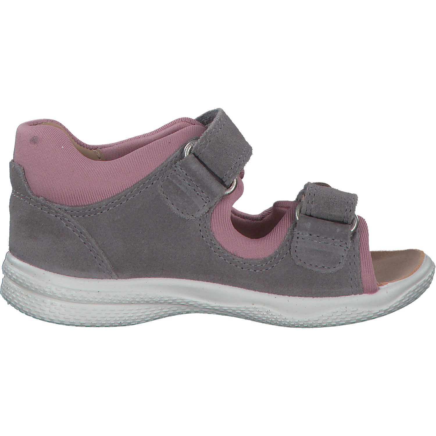Superfit POLLY 00093, Sandaletten, Kinder, Grau/Rosa