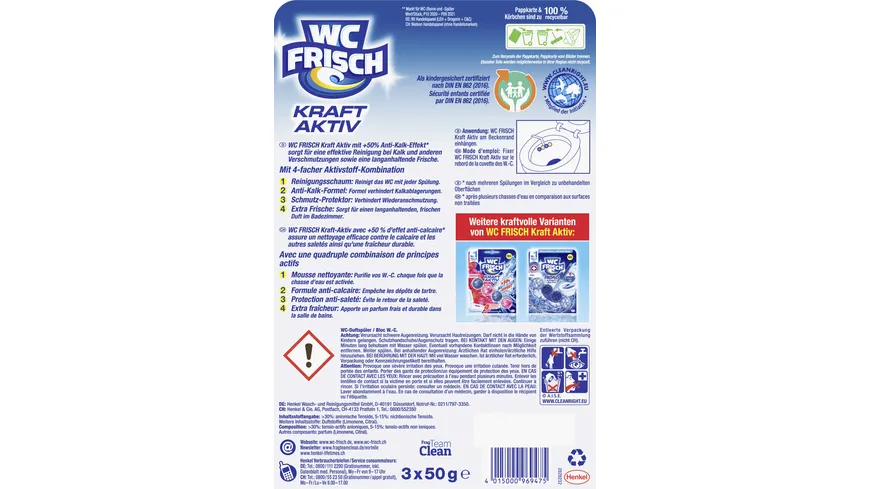 WC FRISCH Kraft-Aktiv Lemon