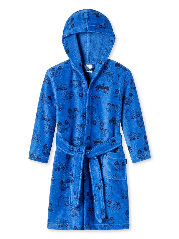 Schiesser Bademantel Kids Boys in Blau günstig kaufen 92