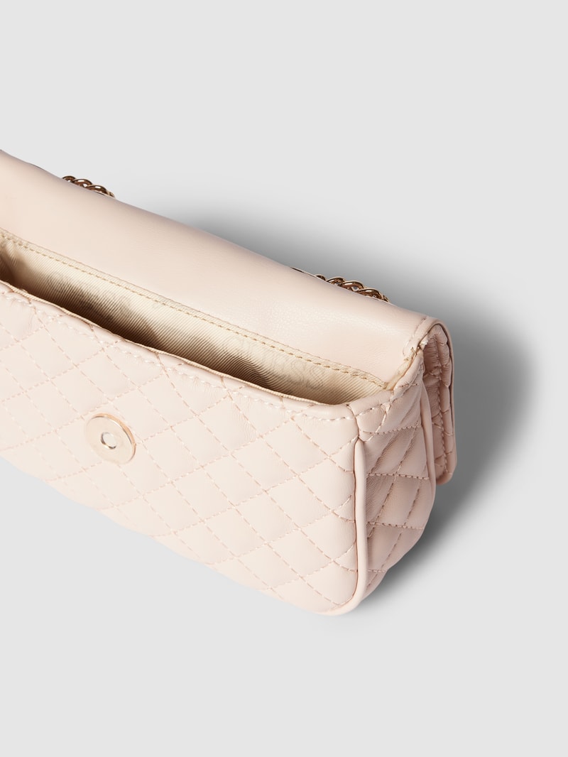 Crossbody Bag in Stepp-Optik in hellrosa