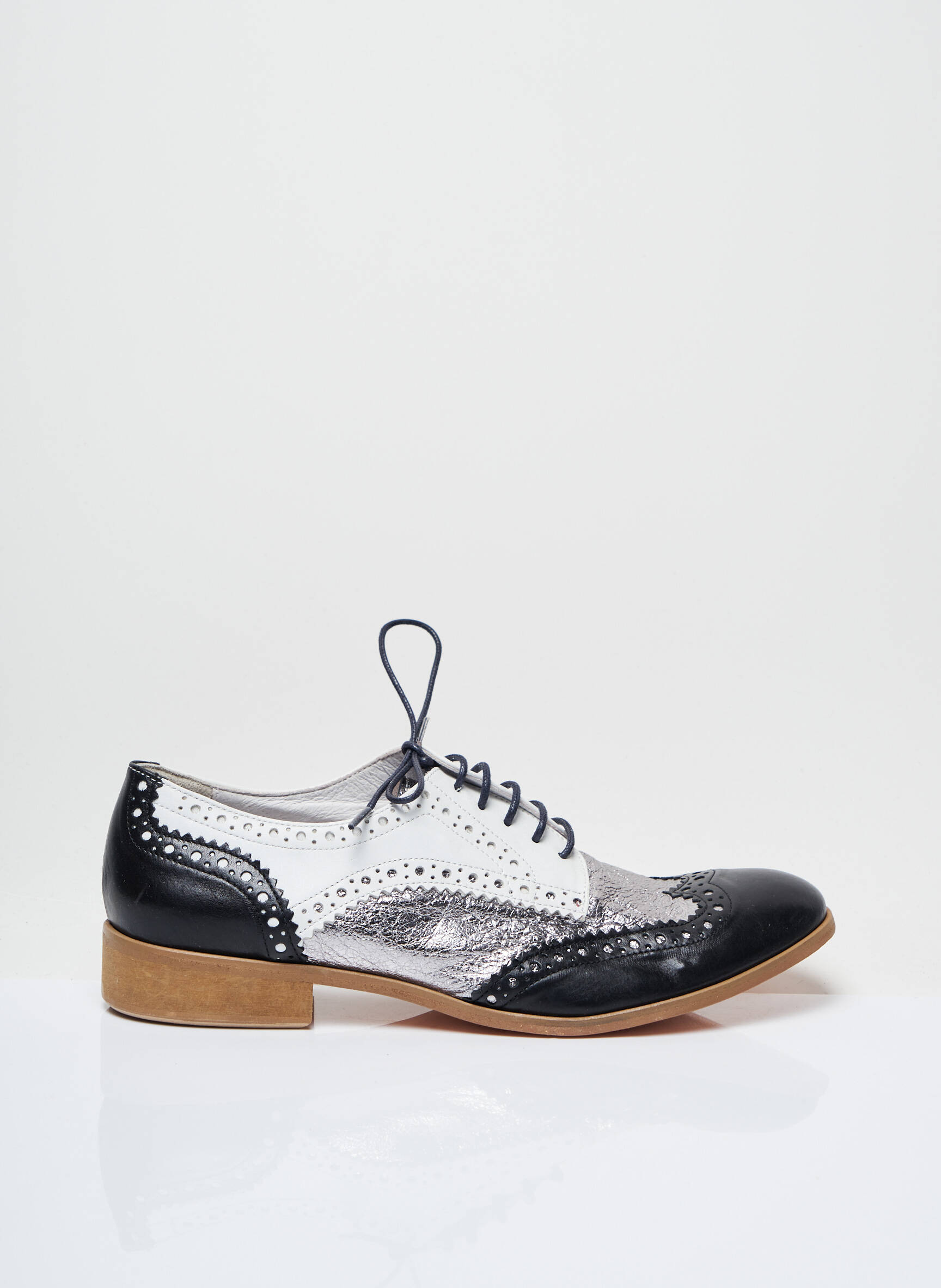 G Max Derby Femme couleur gris