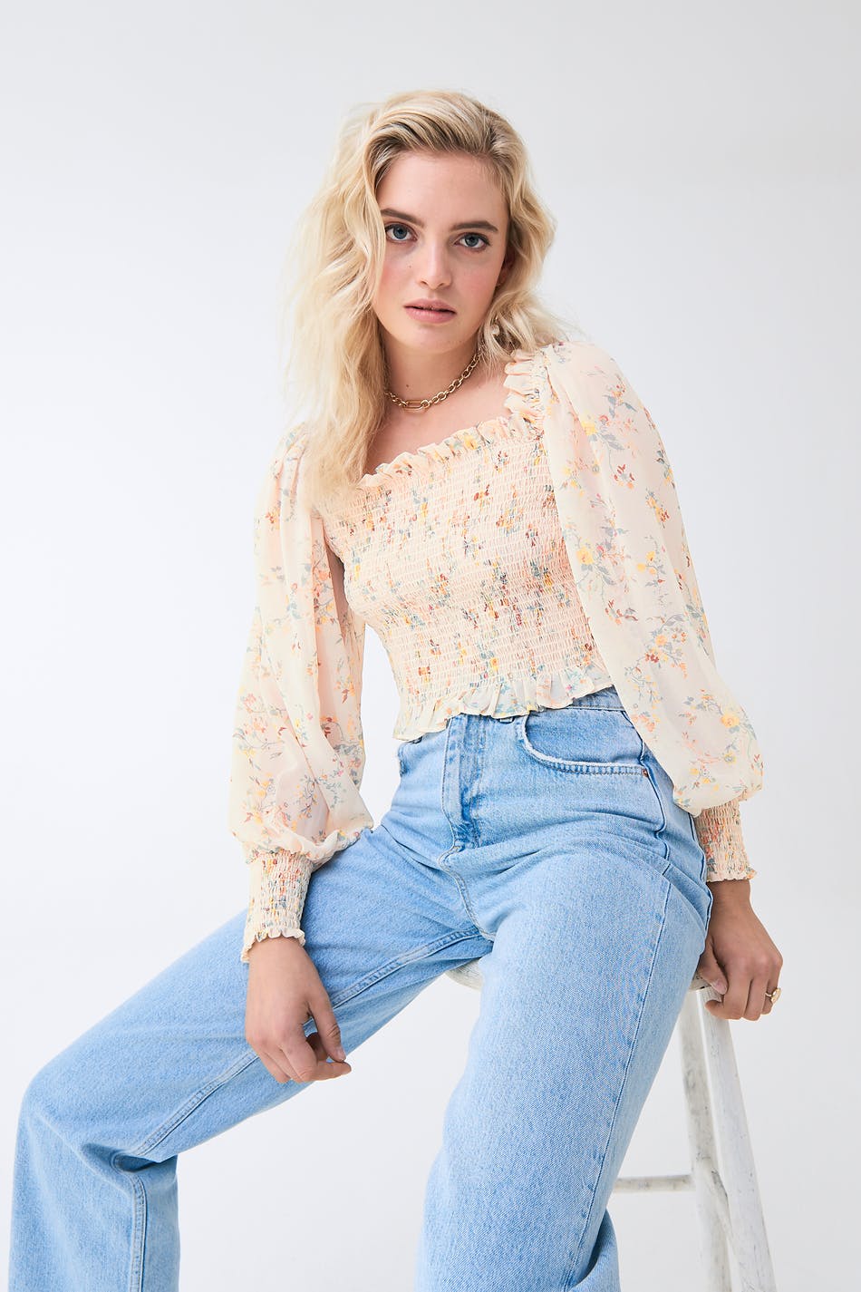 Belle smock top