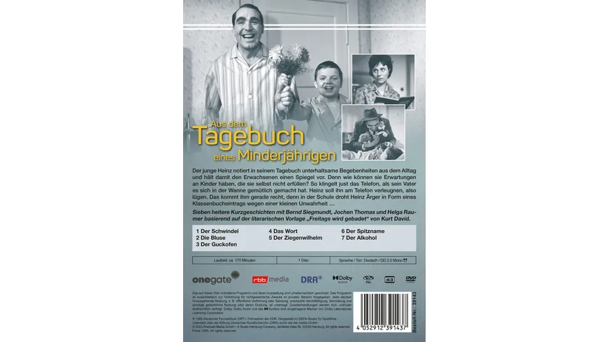 Aus dem Tagebuch eines Minderjährigen (DDR TV-Archiv)