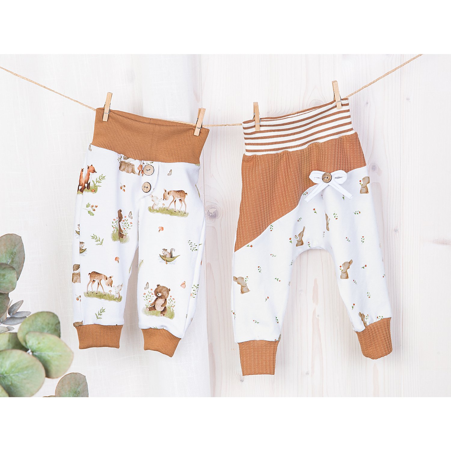 Ringelbündchen, offwhite/camel