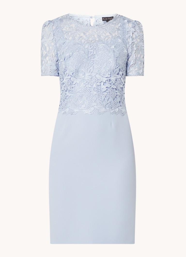 Rochie Isabella Phase Eight din dantelă, gri deschis la culoare