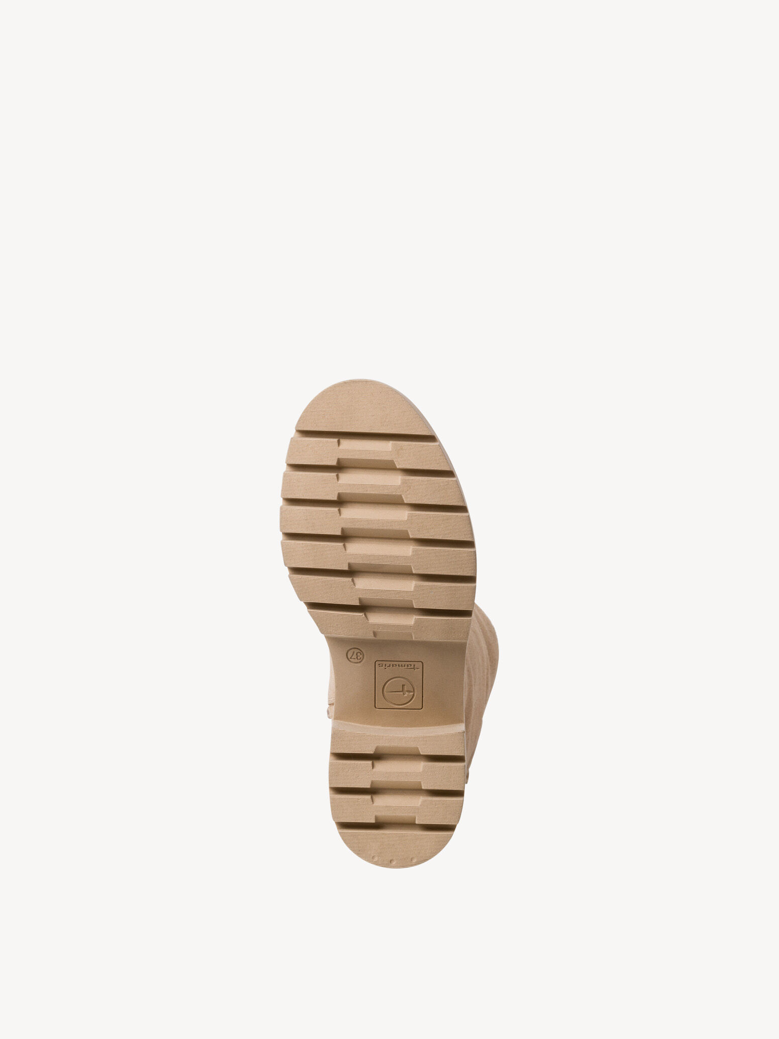 Bottes en cuir - beige