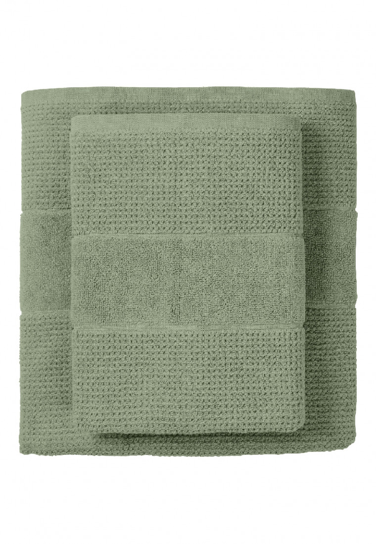 Duschtuch 2er-Pack 70x100 cm linde - SCHIESSER Home