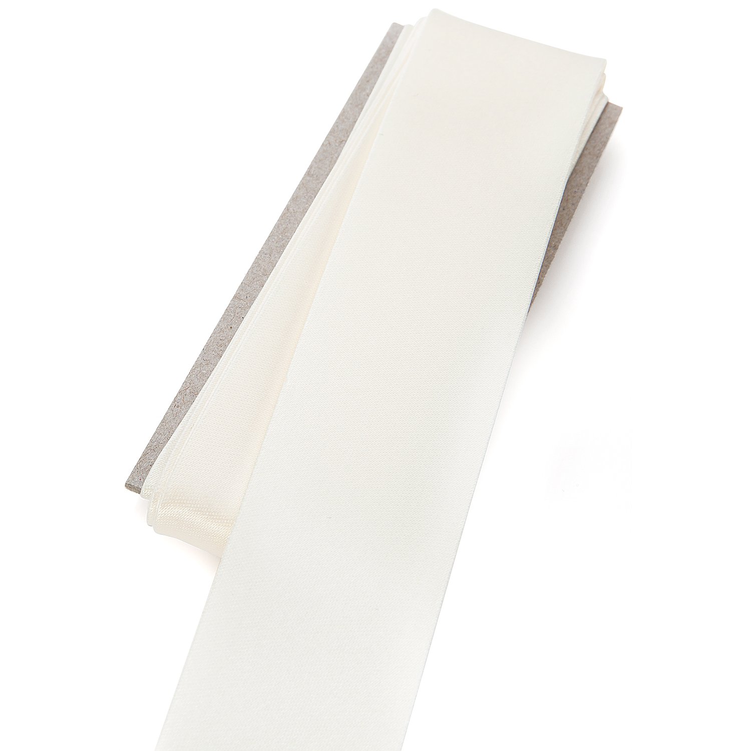 buttinette Satin-Schrägband, ecru, Breite: 3 cm, Länge: 3 m