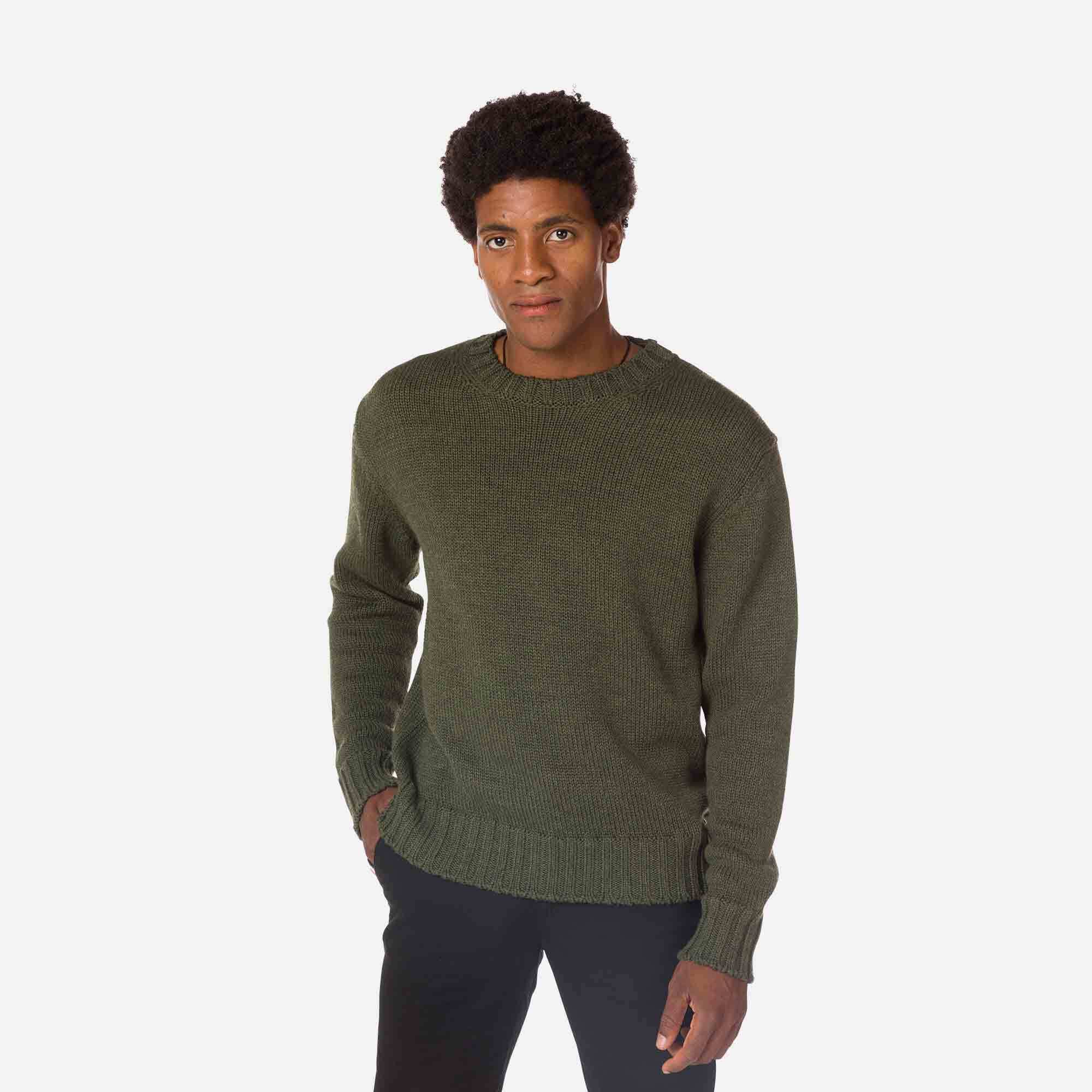 Pull Over en maille à col rond Homme