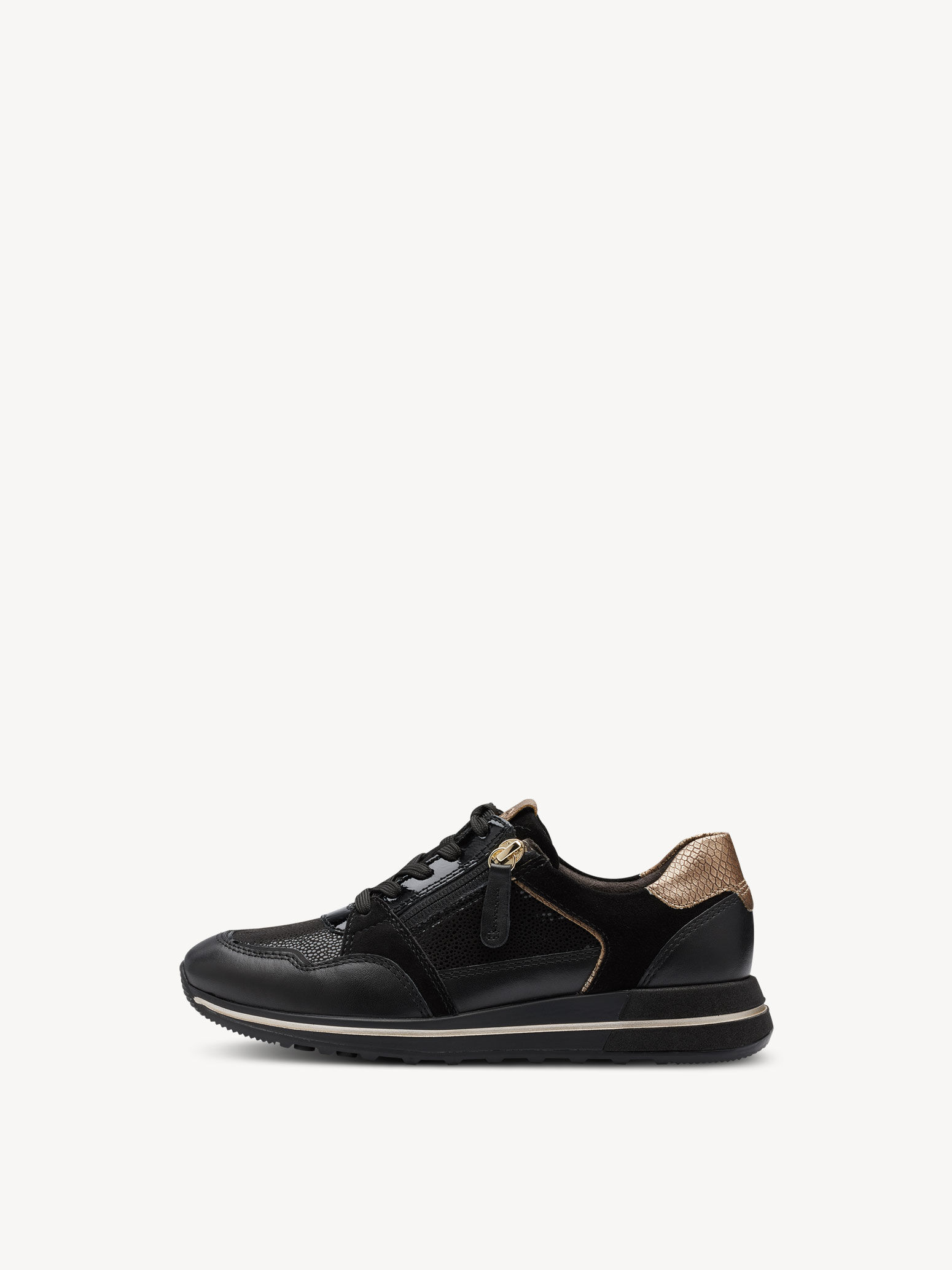 Basket en cuir - noir