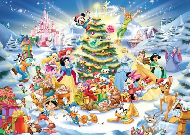 Puzzle 1000 Teile - A Disneys Christmas