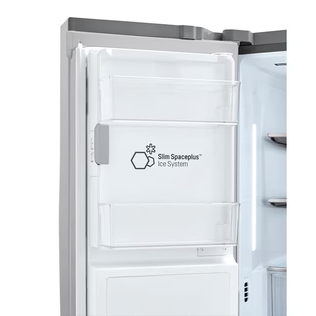 LG Craft Ice Smart WiFi Enabled 27.8-cu ft 4-Door Smart French Door Refrigerator with Dual Ice Maker (Fingerprint Resistant) ENERGY STAR