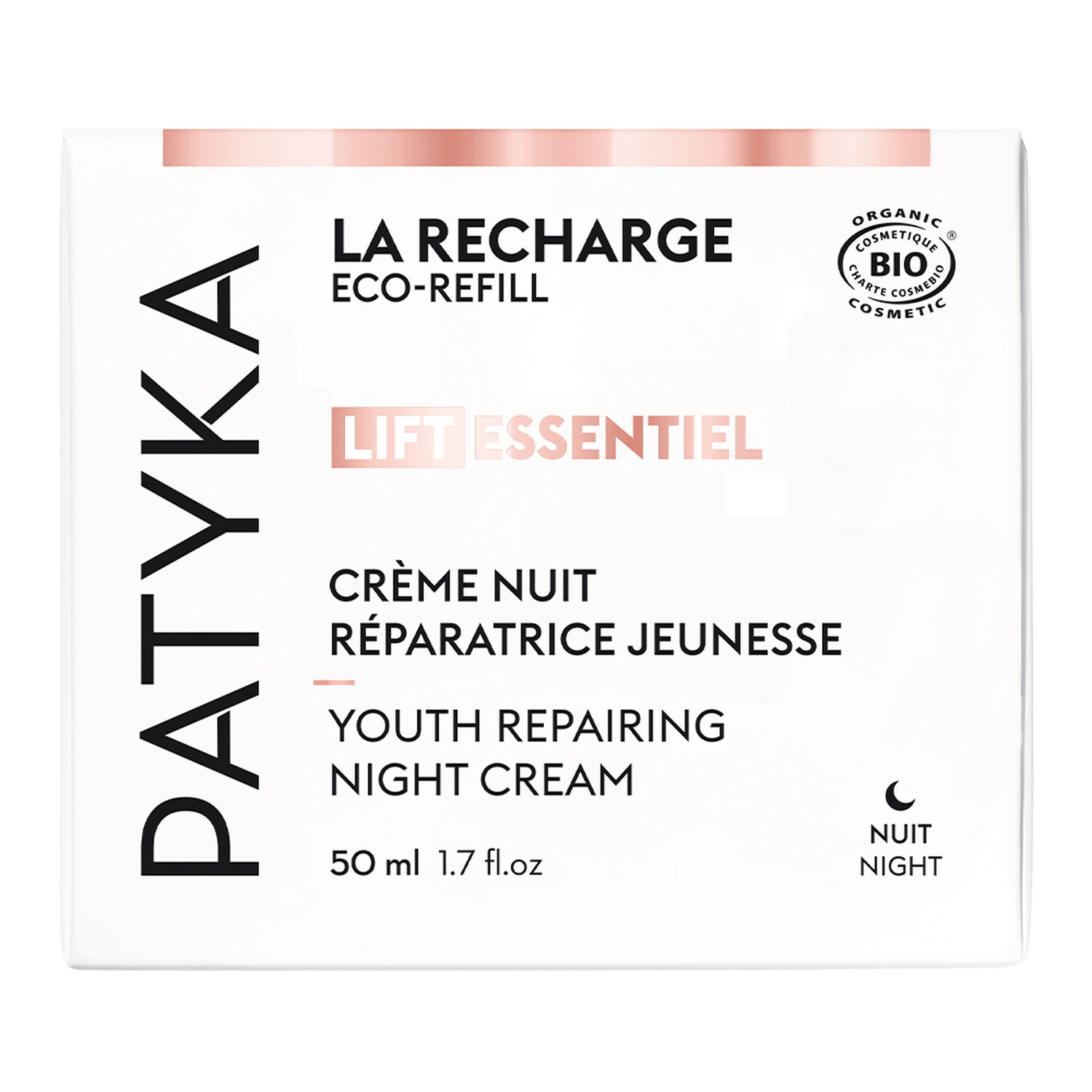 Patyka Lift Essentiel Recharge Crème Nuit Jeunesse