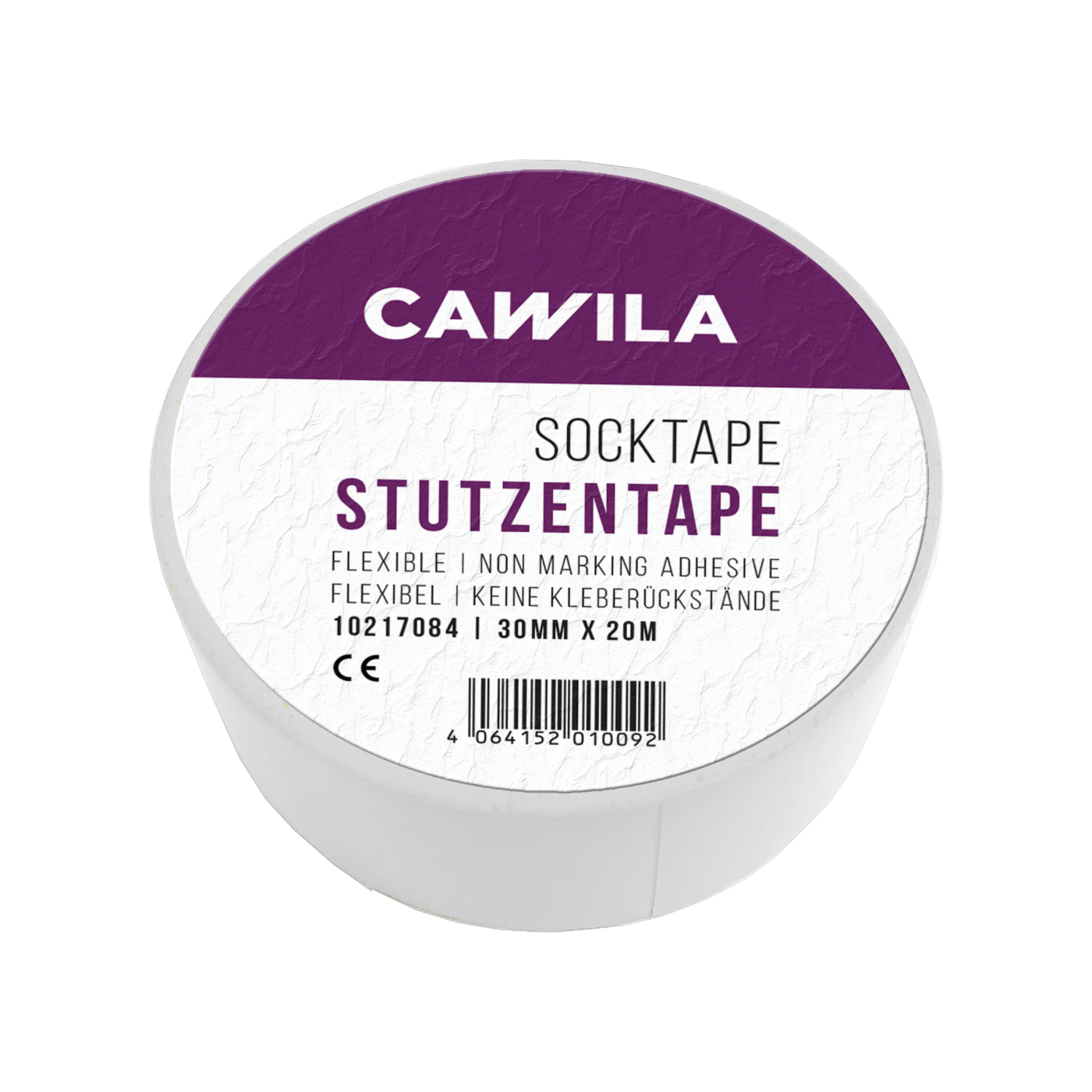 Cawila Stutzentap 3,0cmx20m Weiss