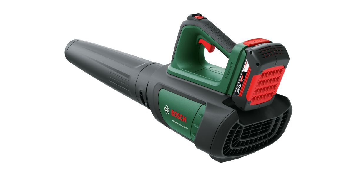 Bosch Green 06008C6000 AdvancedLeafBlower 36V-750 Ασύρματος φυσητήρας φύλλων 1x 2.0 Ah και φορτιστής σε κουτί