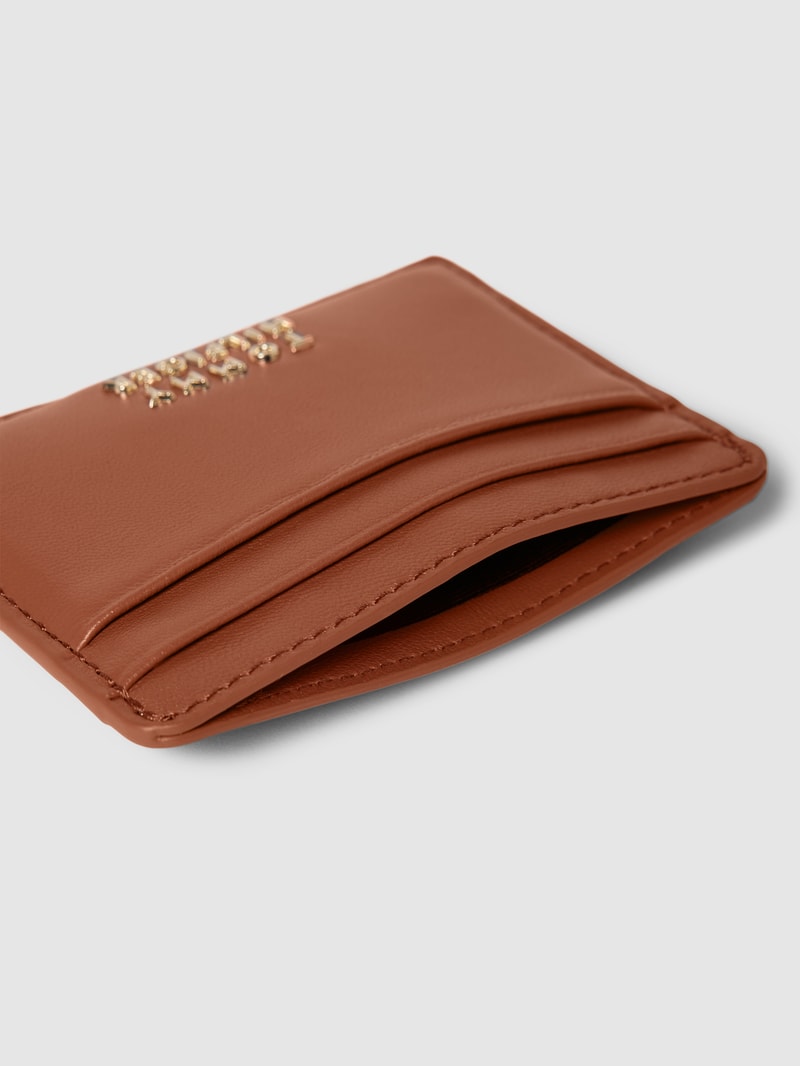 Kartenetui in Leder-Optik Modell 'CASUAL CHIC' in cognac
