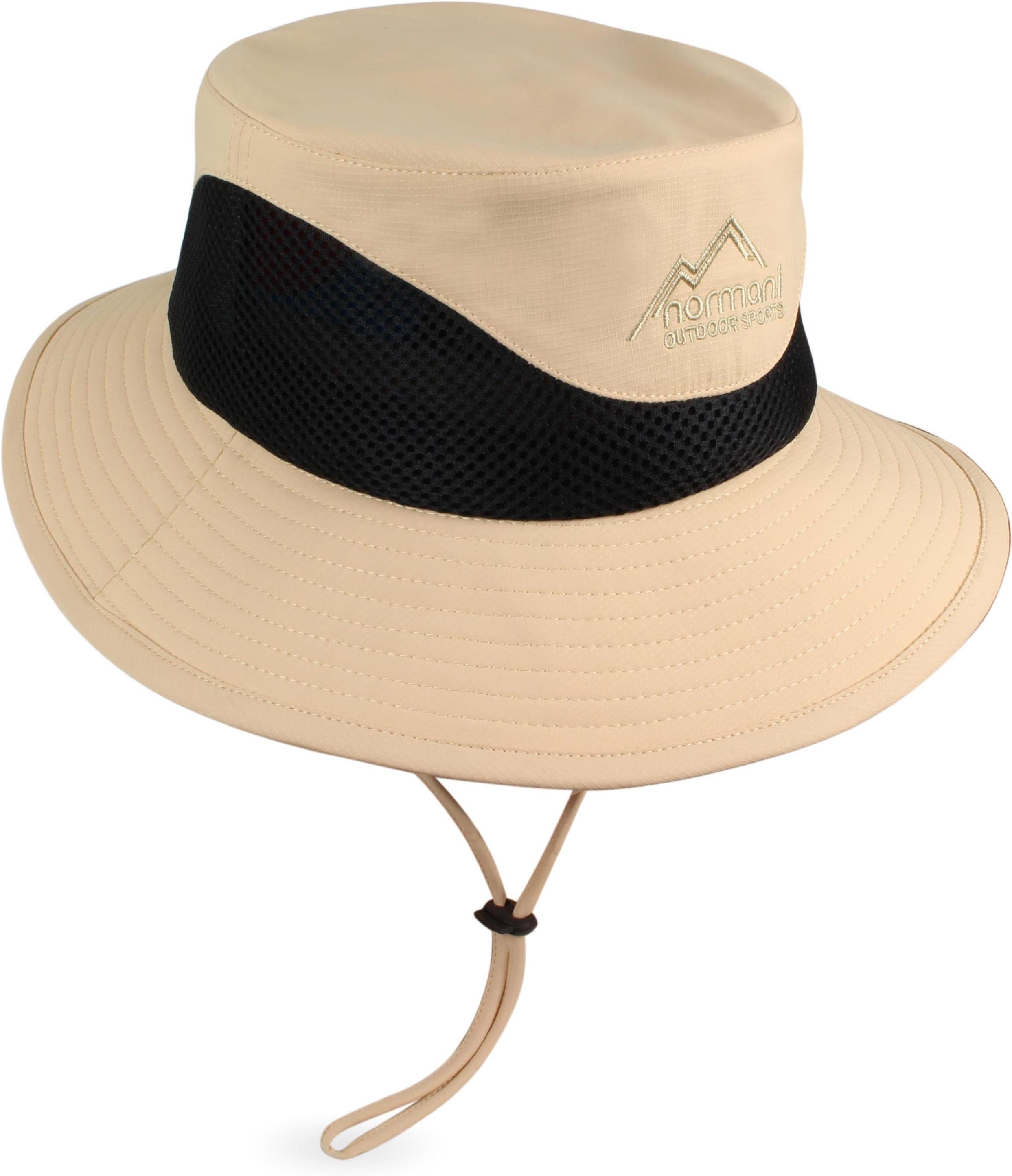 normani Outdoorhut Sommerhut Breeze Safarimütze Outdoor Buschhut mit Sonnenschutz Sommerhut mit Netzfutter