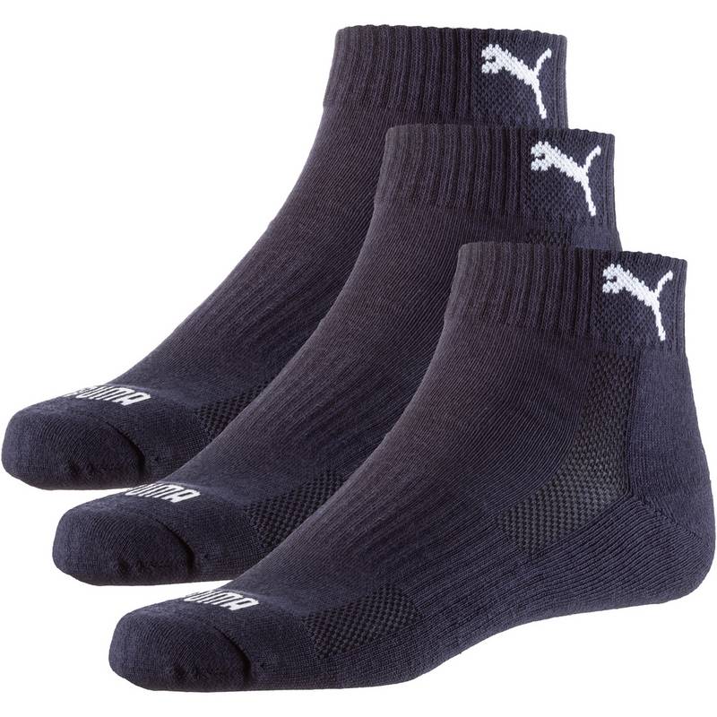 PUMA Cushioned Quarter 3er Pack Socken