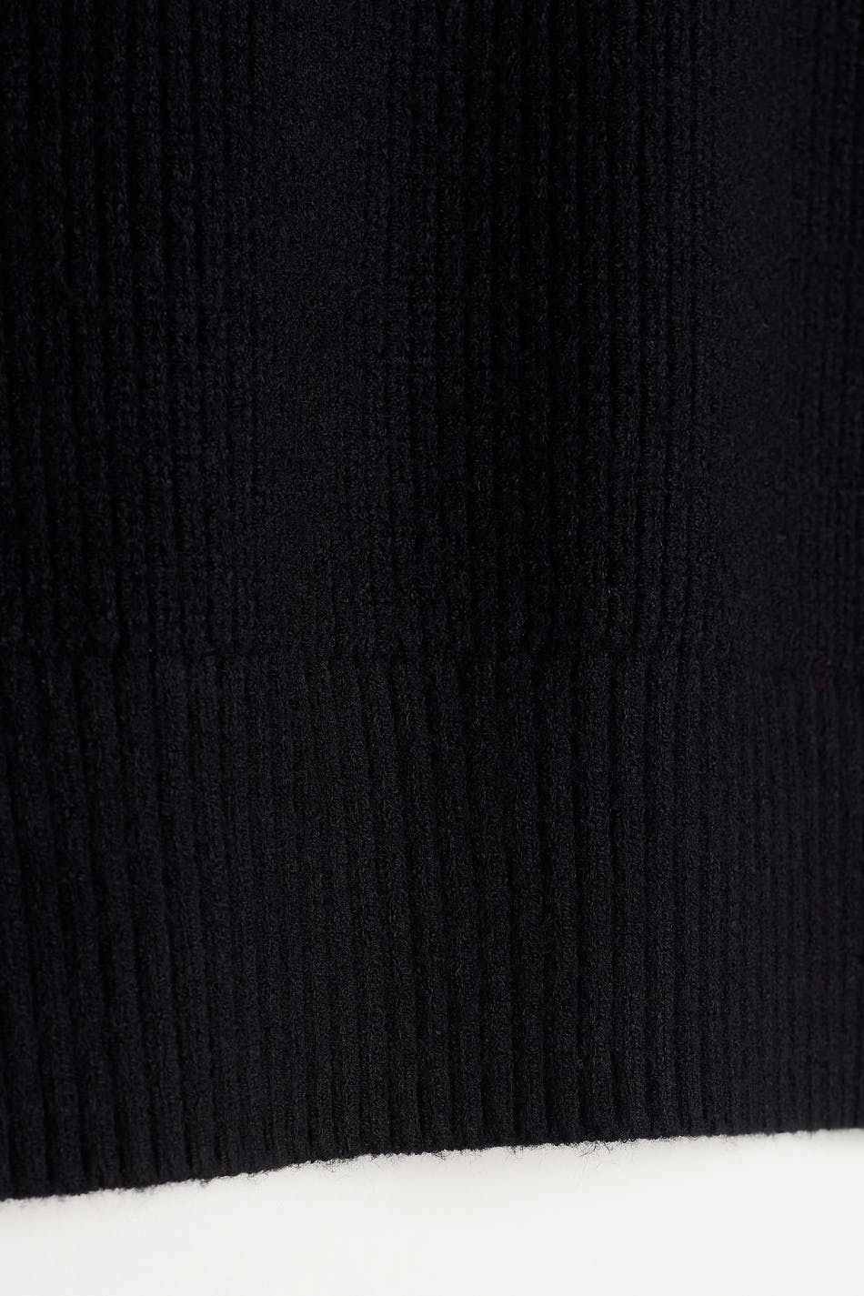 S knit half zipper