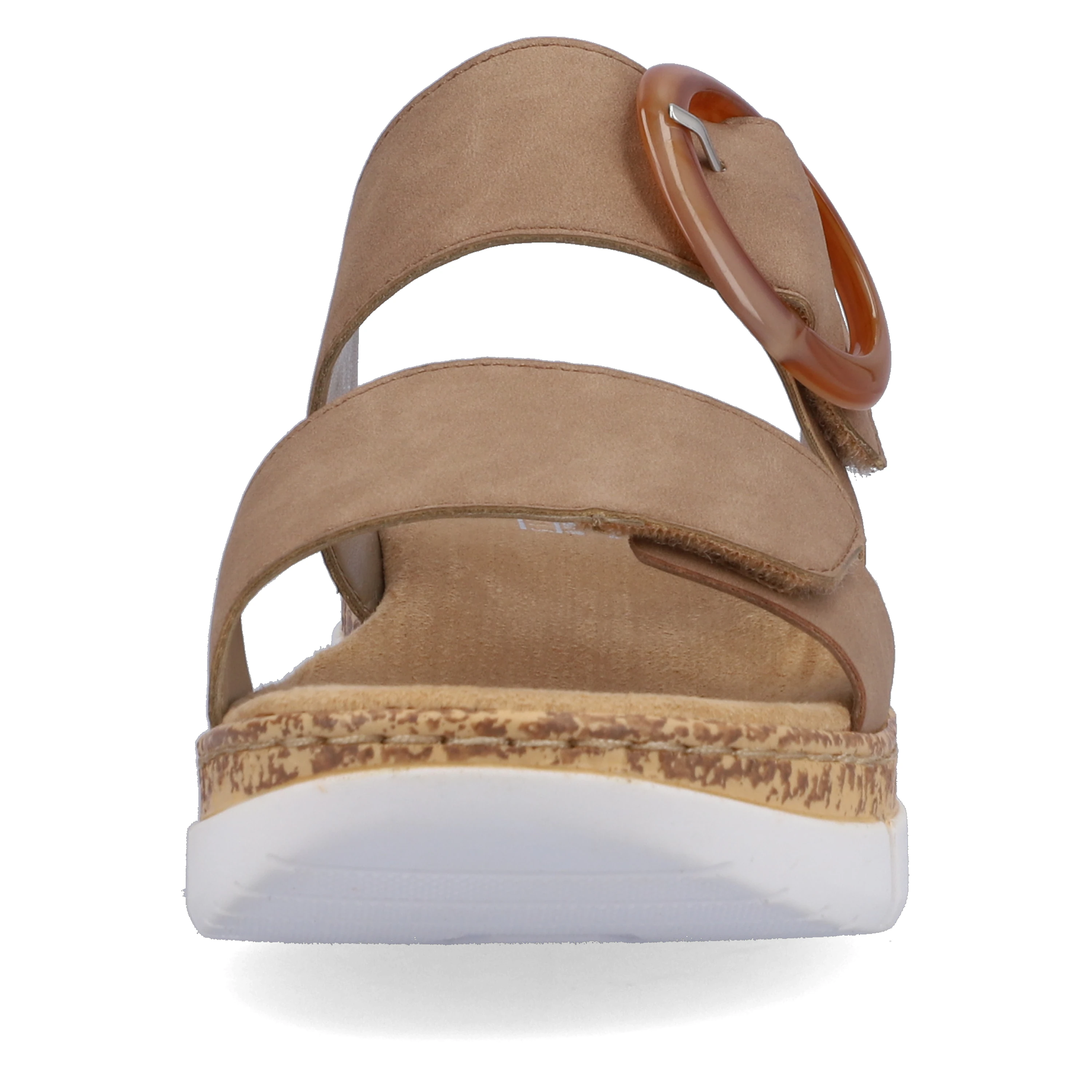 Rieker Damen Pantoletten sandbeige