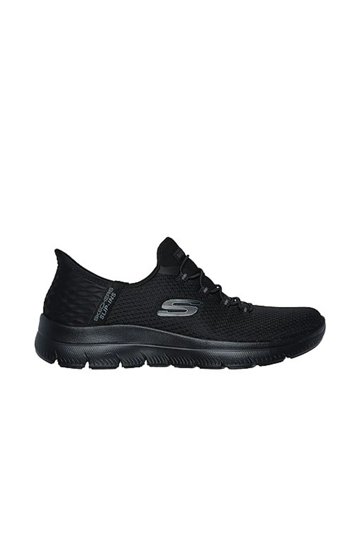 SKECHERS  Pantolette - Schwarz - Flacher Absatz