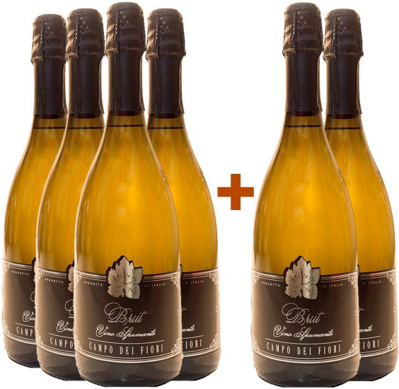 4+2 Paket Vino Spumante brut - La Trava